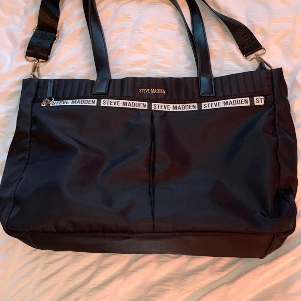 Black Steve Madden tote bag